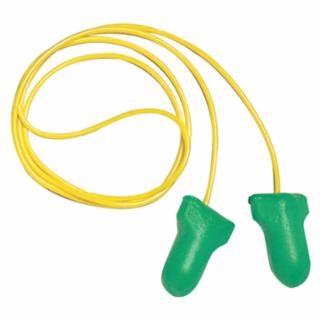 Howard Leight by Honeywell Max Lite ‎LPF30 Disposable Earplugs, Foam, Green, Corded (Pack of 100) (154-LPF-30)