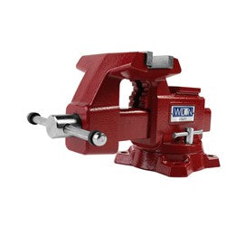 Wilton Tools Utility Bench Vise, 5-1/2 in Jaw Width, 3-1/4 in Throat Depth, 360 Swivel, 1/EA, #28819