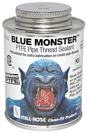 Mill-Rose Blue Monster Industrial Grade Thread Sealant with PTFE 4oz (76001)