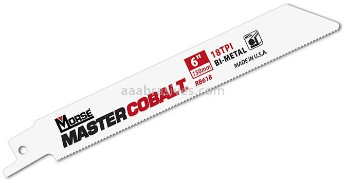 M.K. Morse 398619 Master Cobalt® Metal Cutting 12" x 3/4" x .035" 18 Teeth Per Inch Reciprocating Saw Blade