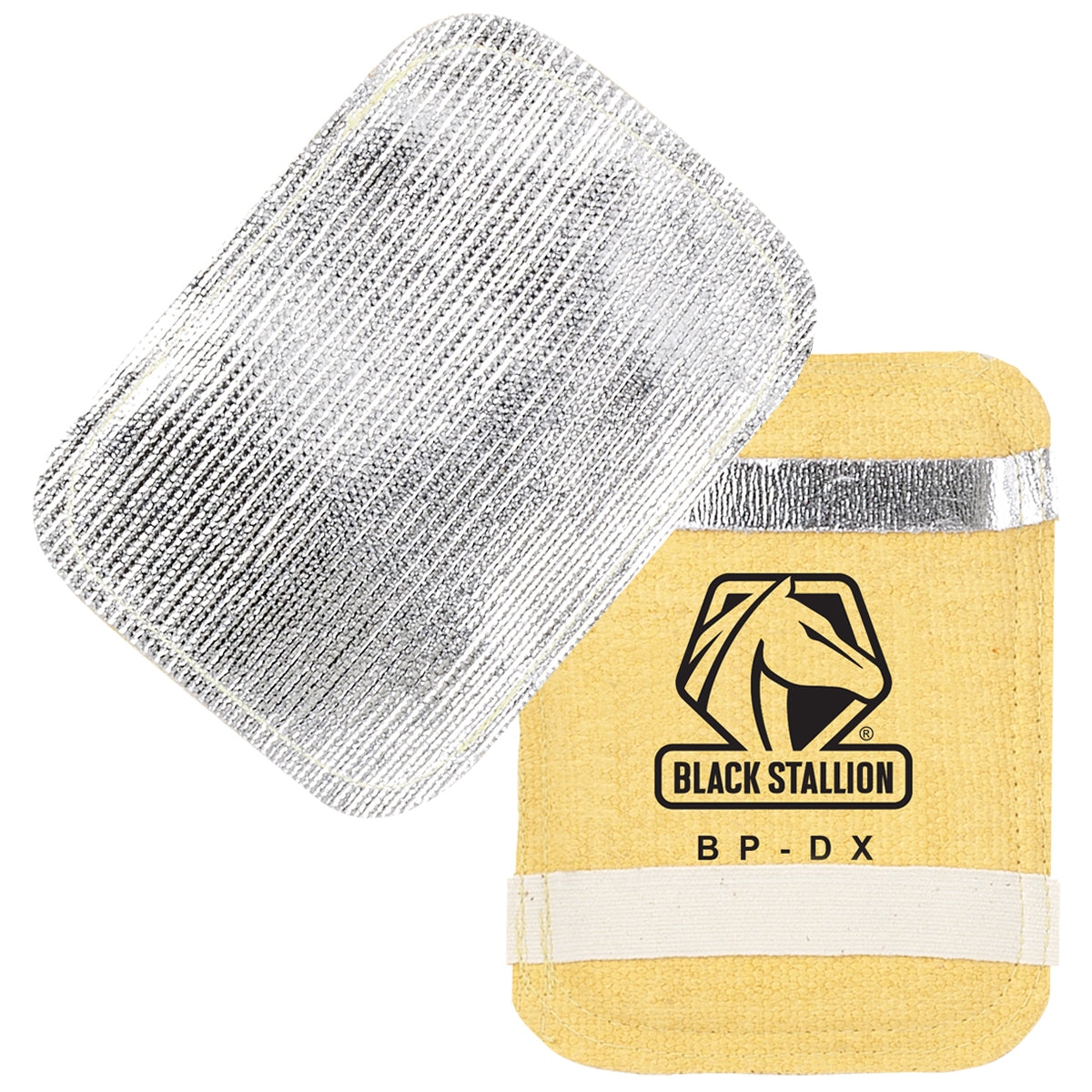 BP-DX Black Stallion Aluminized Glove Backpad