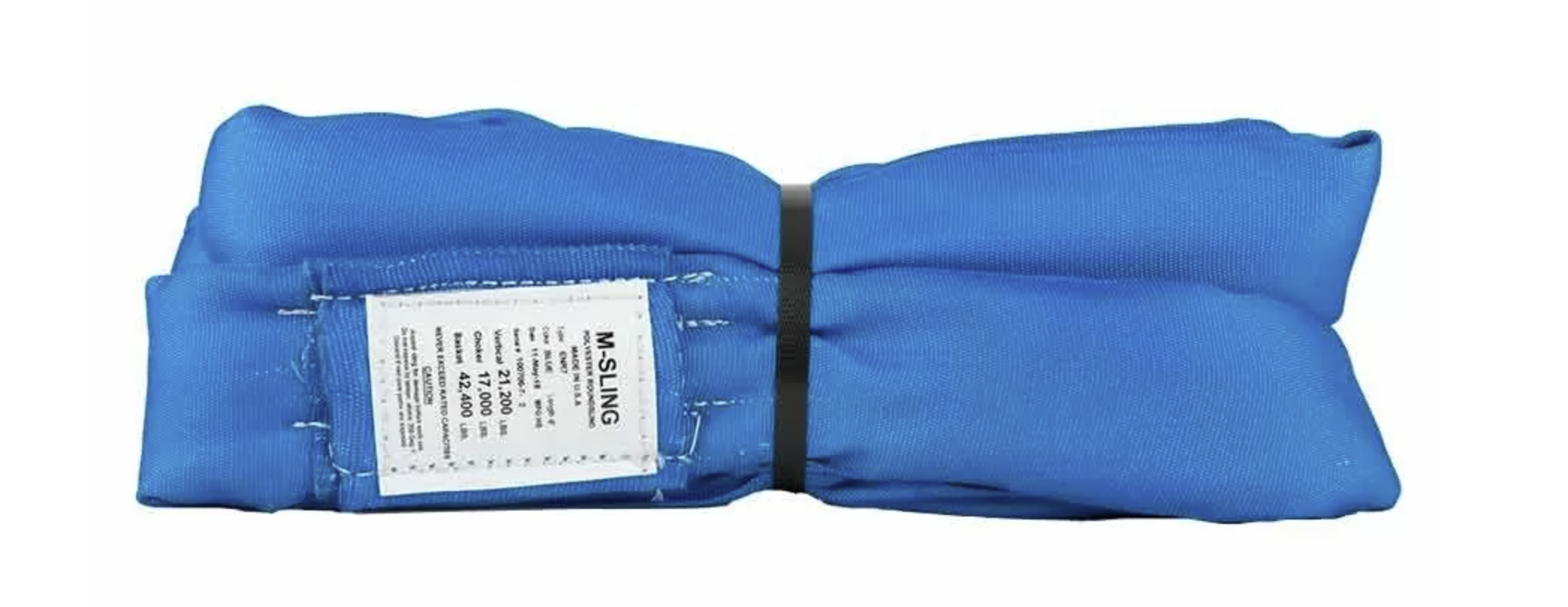 Arabi Sling ENR7x12PD Endless Round Sling, 12 ft L, 21200 lb, Blue, Polyester