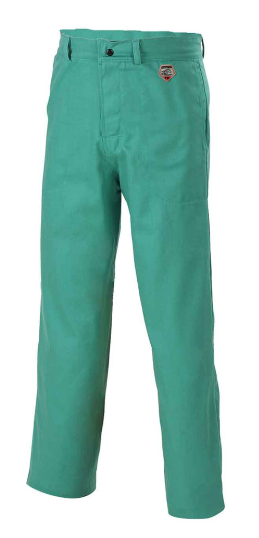 Black Stallion F9-32P FR Cotton Work Pants, Green, 32" Inseam, 42W