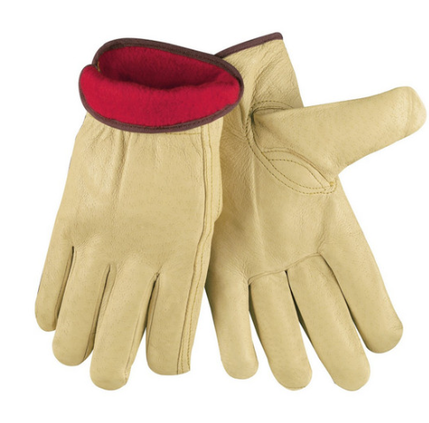 West Chester 994KF Tan Small Grain Pigskin Leather Work Gloves - Keystone Thumb - 9.5 in Length - 994KF/S