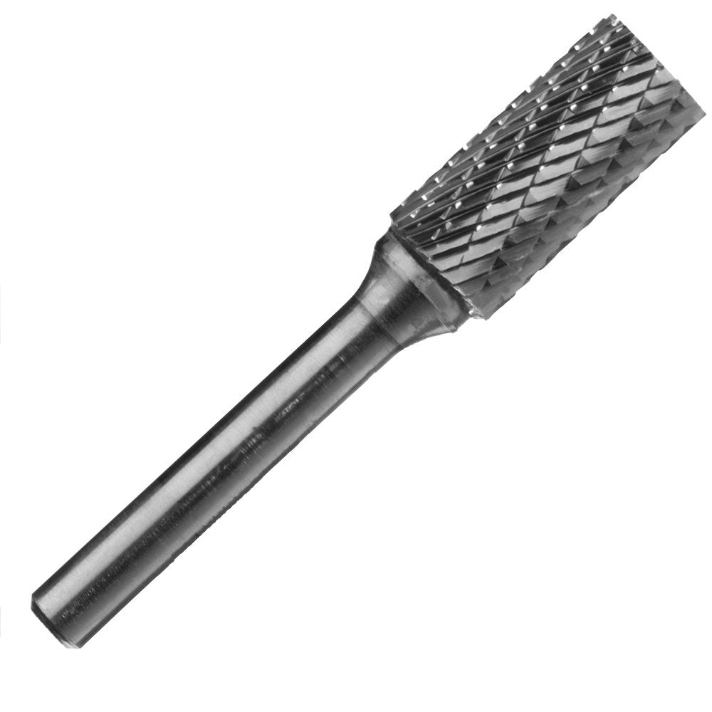 Champion Cutting Tool USA3 Contractor Series Bright Finish Burs Solid Carbide Cylinder Shape 3/8-Inch Cutter Diameter