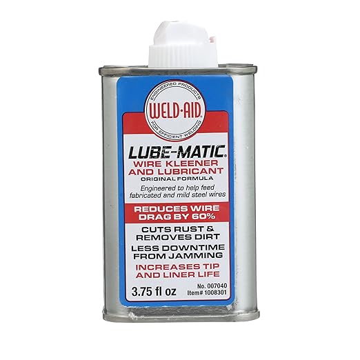 Weld Aid 007040 Lube-Matic Wire Kleener and Lubricant, 5oz container (‎388-007040)