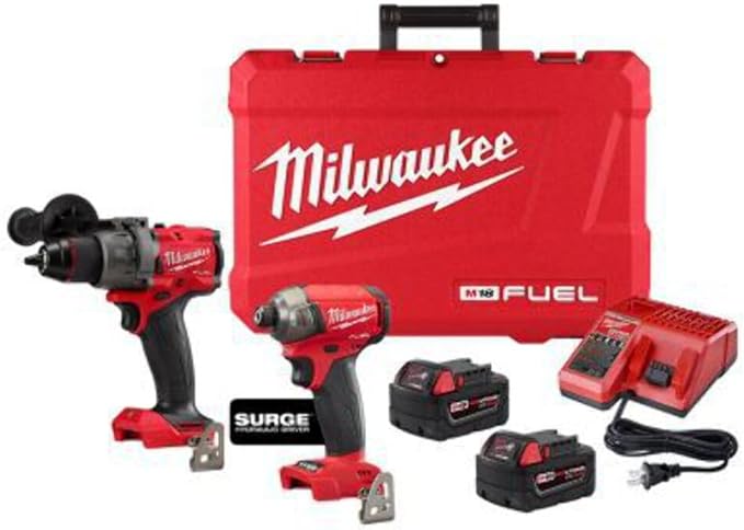 Milwaukee M18 FUEL 2-Tool Combo Kit: Hammer Drill/Impact (‎3699-22)