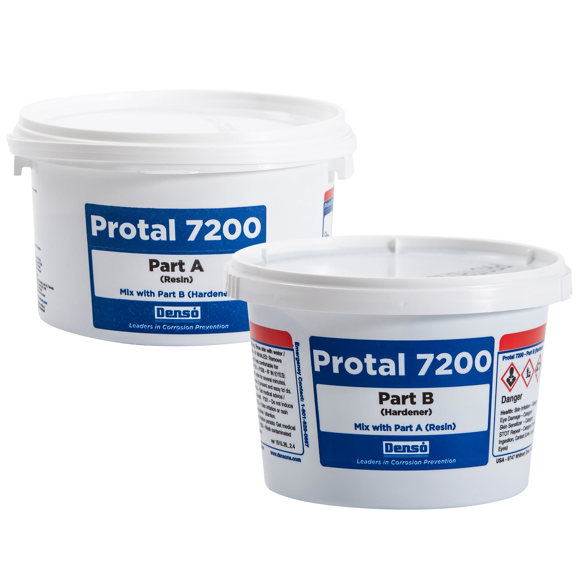 Denso Protal 7200 Pipeline Liquid Epoxy Coating, 6140042KPI, 1 Liter Kit