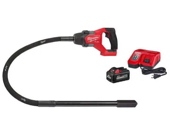 Milwaukee M18 FUEL 4' Concrete Pencil Vibrator XC6.0 Kit 2910-21