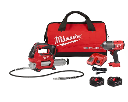 Milwaukee 2767-22GR M18 FUEL™ HTIW w/ Grease Gun Kit