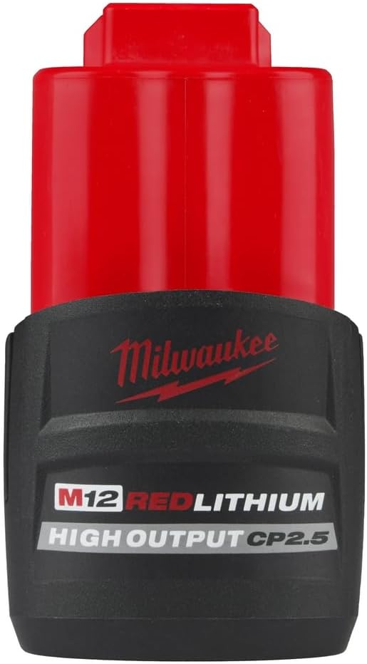 Milwaukee M12 12V Lithium-Ion CP High Output 2.5 Ah Battery Pack (48-11-2425)