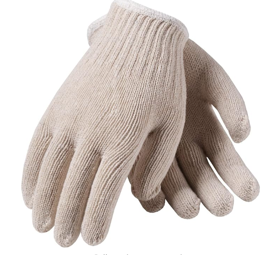 Medium Weight Seamless Knit Cotton/Polyester Glove Liner - 7 Gauge Natural (Replaces 708S) (per doz)