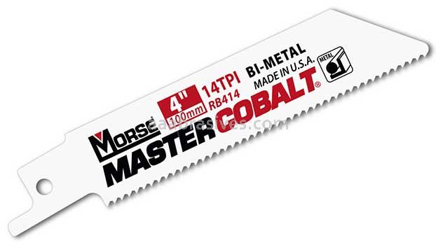 MK Morse 400268 Master Cobalt Metal Reciprocating Saw Blade 4" x 3/4" x .035" 18 TPI | 50 Blades/Pkg