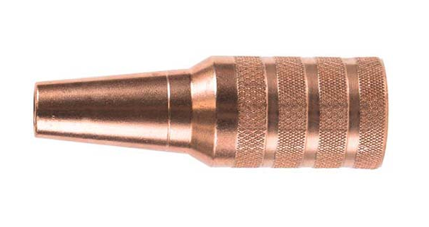 TWECO Nozzle: 3/8 in Bore Dia, Tapered, 2 PK (12401897)