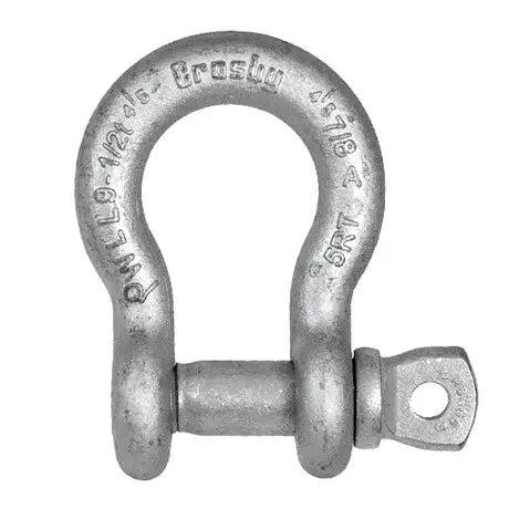 Crosby 1-3/8" G-209A Alloy Screw Pin Anchor Shackle, 21 Ton WLL (1017648)