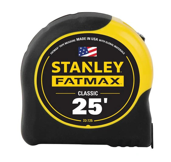 STANLEY FATMAX Tape Measure, 25-Foot (33-725)