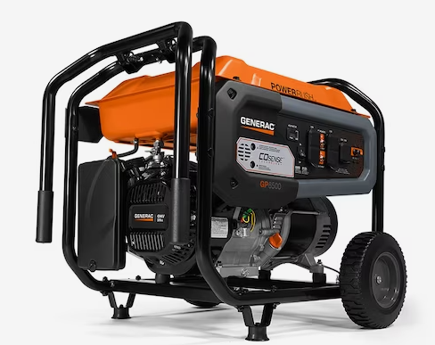 Generac 76721 GP 6500-Watt Single Fuel (Gasoline) Portable Generator