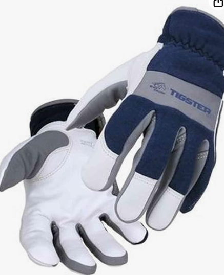 Revco T50 Men's Tigster Flame Resistant Welding Gloves Blue/White