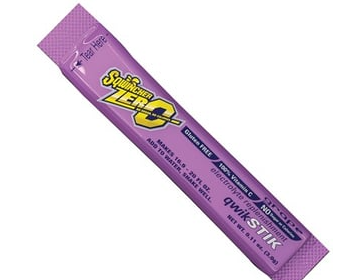 Sqwincher EA060098SQ Qwik Stik Zero Single Serve, 0.11 oz Packs, 20 oz. Yield, 50 Qty