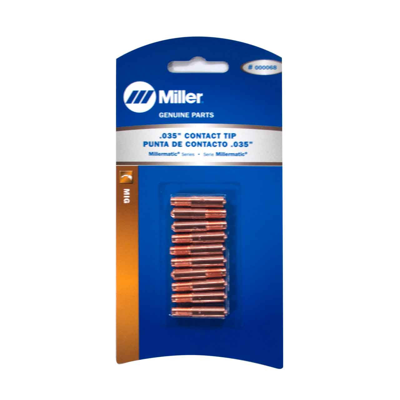 Miller 000068 Mig Welding Contact Tip .035", 1 pc.