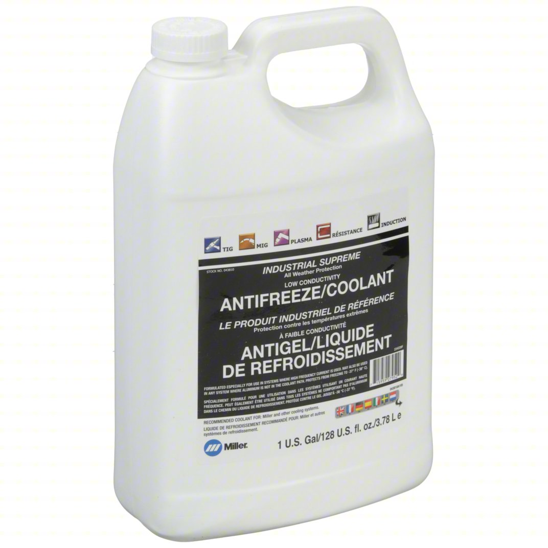 Miller Low Conductivity Antifreeze/Coolant, 1 Gallon, 043810