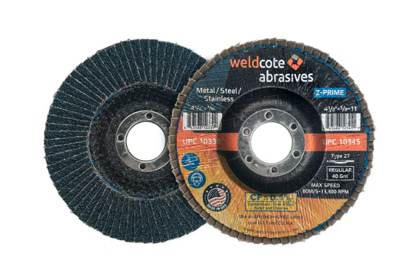 Weldcote Flap Disc 4 X 5/8 Z-Prime Reg 40G (10321)