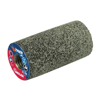 Weiler Tiger AO Aluminum Oxide Abrasive Plug - 1 1/2 in Length - 5/8-11 UNC Center Hole - 68321