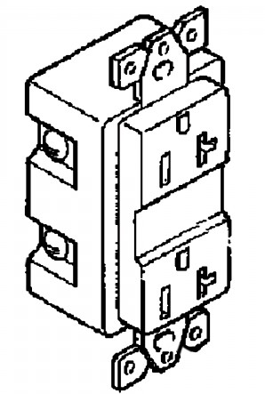 Yamaha YA3-5G490-01-01 Ac Receptacle (Gfci) 20A; YA35G4900101