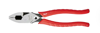 Milwaukee 9" Comfort Grip High Leverage Lineman's Pliers with Crimper