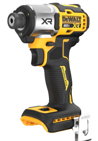 Dewalt 20V MAX XR Impact Driver, Brushless, 1/4", 3-Speed, Bare Tool Only (DCF845B)