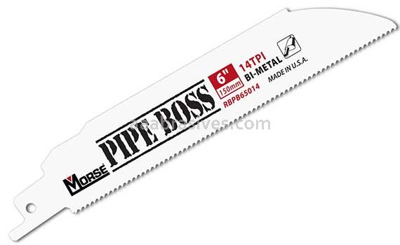 MK Morse 395069 Pipe Boss® Reciprocating Saw Blade 12" x 1" x .050" 14 TPI | 25 Blades/Pkg