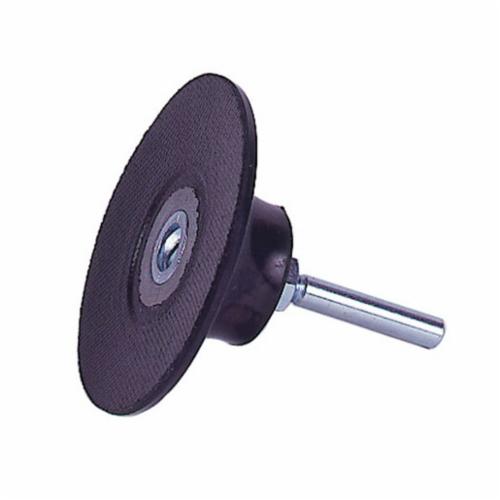 Weiler 51551 Stem Mounted Backing Pad, 2 in Dia Pad, Arbor Attachment