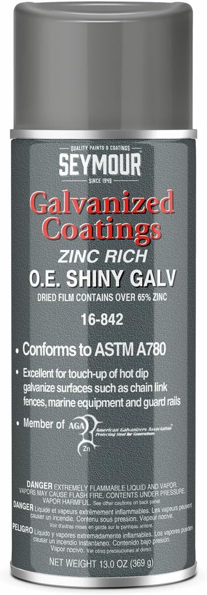 16-842 Seymour Galvanized Coating, OE Shiny Galv (13 oz)