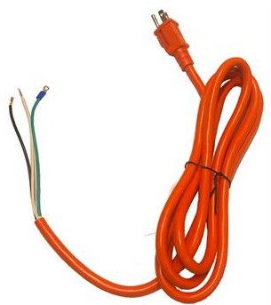 Orange Power Cord 16/3 115V for 700 Hand Power Drive (RID700)