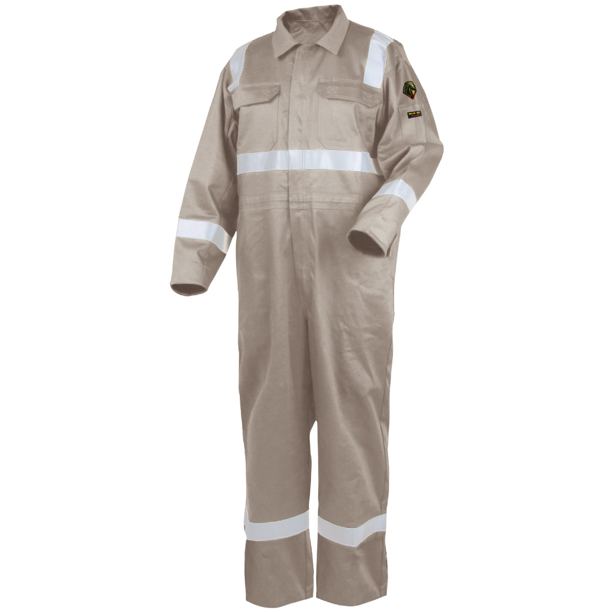 Revco CF2216-ST-L  Navy TruGuard™ 300 Hi-Vis Flame-Resistant Cotton Coveralls