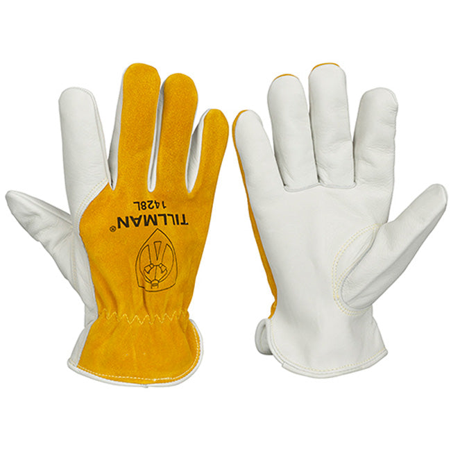 Tillman 1428 M Top Grain/Split Cowhide Drivers Gloves (ea)