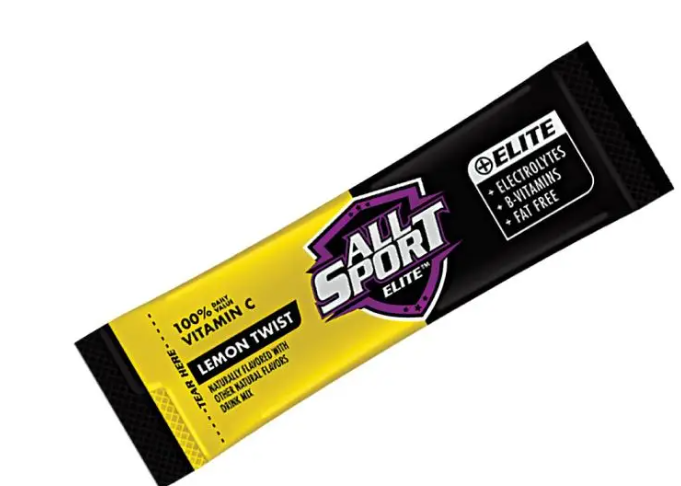 All Sport Elite Powder Sticks Lemon Twist 12bx/case 10 sticks/bx price per stick