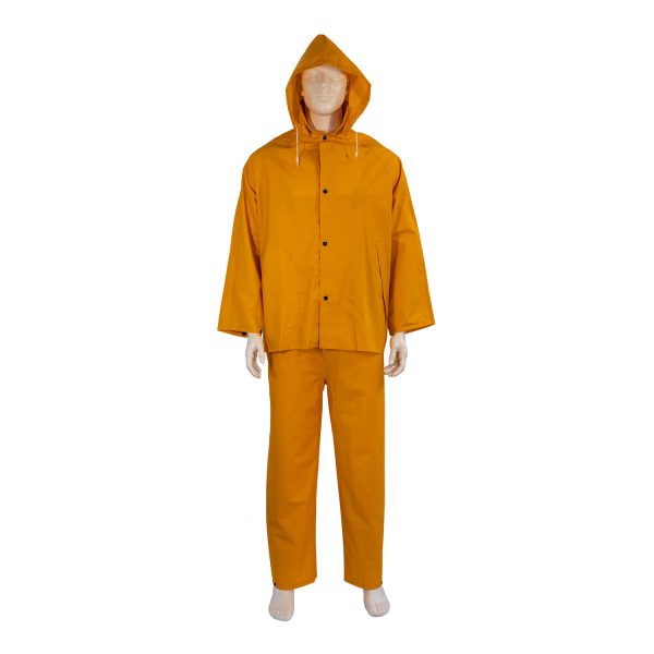 Palmer Safety RS160  35 Mil Yellow 3 Piece Rainsuit 3X