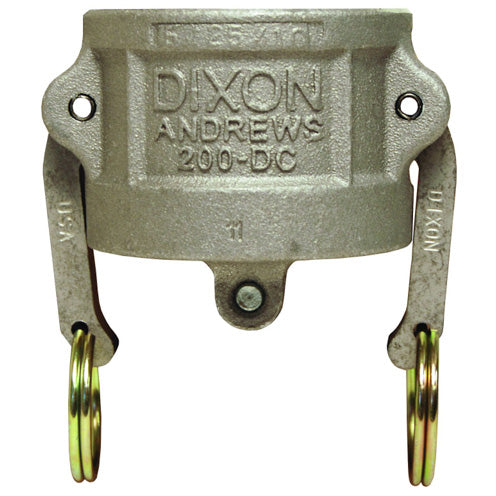 200-DC-AL Dixon Cam & Groove Type DC Dust Cap, 2"