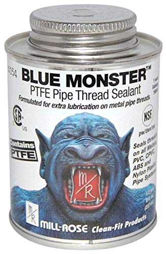 Mill-Rose Blue Monster Industrial Grade Thread Sealant with PTFE 4oz (76001)