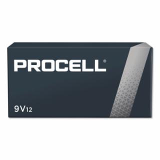 Duracell Procell Battery, Non-Rechargeable Dry Cell Alkaline, 9V, 12/PK