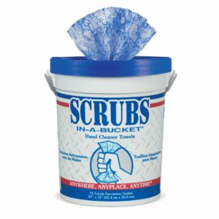 Scrubs Hand Cleaner Towel, Wet Wipe Bucket 253-42272