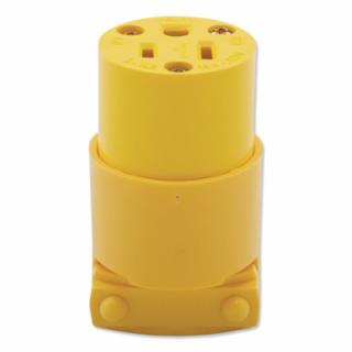 Eaton Crouse-Hinds (4867BOX)3 Wire Grounded Vinyl Plug, 15 A, 125 V, Vinyl, Male, 1 EA / EA