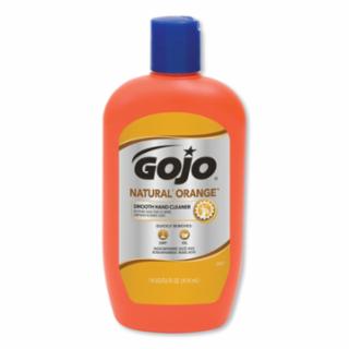 Gojo Natural Orange Smooth Hand Cleaners, Citrus, Squeeze Bottle, 14 oz (0947-12)