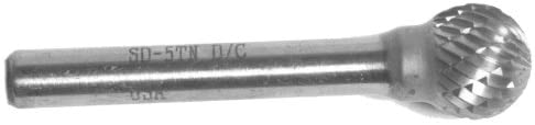 Champion Cutting Tool USD3 Contractor Series Bright Finish Burs Solid Carbide Ball Shape 3/8-Inch Cutter Diameter