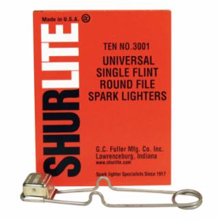 Shurlite Spark Lighters, Universal Round Lighter 3001, Pack of 10