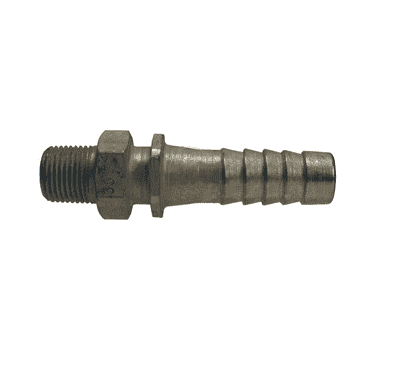 Dixon Valve Steel 3500 Male Nipple - 3/8" Hose ID x 1/4" Male NPT