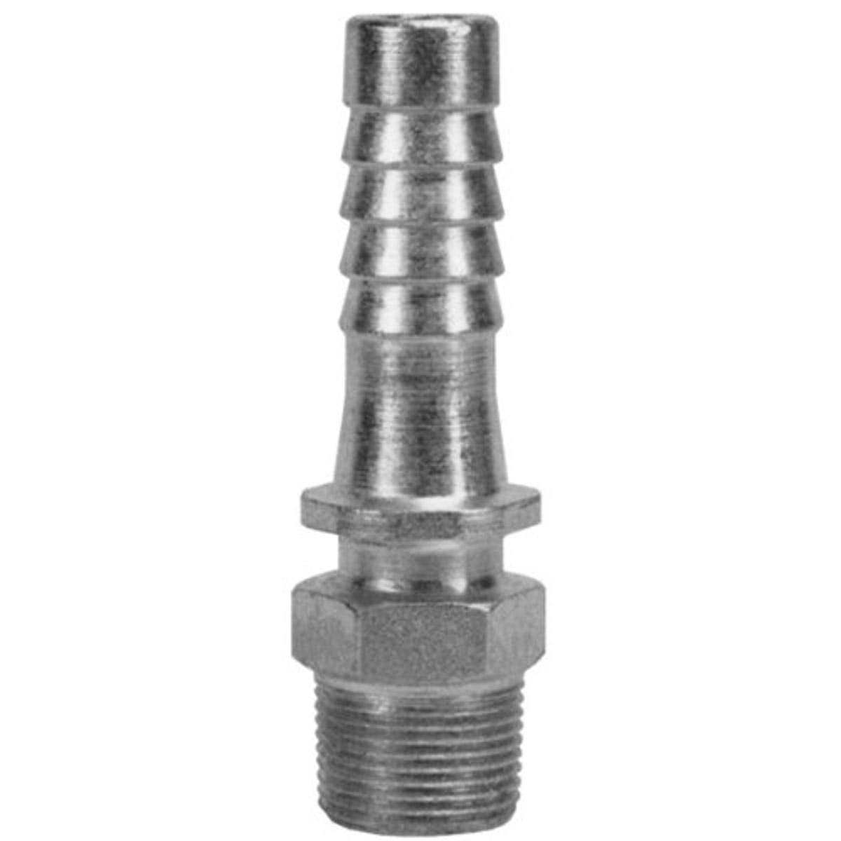 3512 Dixon Valve Steel 3500 Male Nipple - 1/2" Hose ID x 1/2" Male NPT