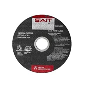 United Abrasives  23455 14x1/8x20mm A24R Sait Cut Metal