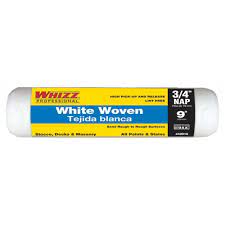 Whizz 42918 - 9" x 3/4" White Woven Cage Roller (1pk)